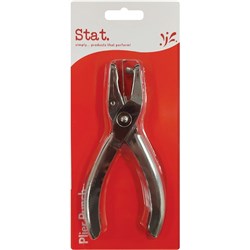 Stat Hole Punch 1 Hole Plier 8 Sheet Capacity Black