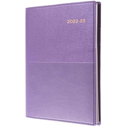 Collins Vanessa Financial Year Diary A5 Week to View Purple