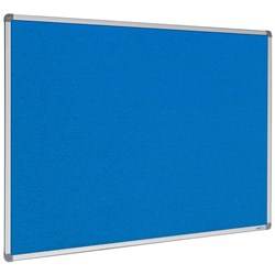 Visionchart Pinboard 1500 x 900mm Standard Frame Smooth Velour Autex Made To Order