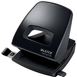 Leitz Recycled 2 Hole Punch 30 Sheet Capacity Black