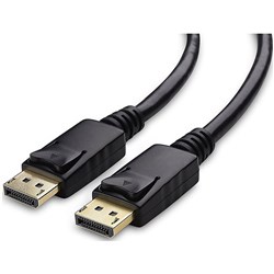 ASTROTEK DISPLAYPORT DP CABLE GOLD PLATED 20 PINS MALE TO MALE 1 METRE BLACK