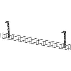 RAPIDLINE SINGLE TIER CABLE BASKET ONLY 1250MM BLACK