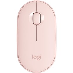 Logitech M350 Pebble Slim Wireless Mouse Rose