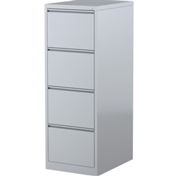 MERCURY VERTICAL FILING CABINET 4 DRAWER 470W X 620D X 1320MMH GRAPHITE RIPPLE