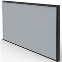 RAPIDLINE SHUSH30+ SCREEN 750W X 30D X 495MMH BLACK FRAME GREY PINNABLE FABRIC