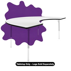 Visionchart Creative Kids Jellybean Table Whiteboard Top Only 1800W x 1180D