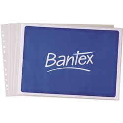 BANTEX HEAVY DUTY SHEET PROTECTORS A3 LANDSCAPE CLEAR PACK OF 25