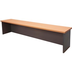 RAPIDLINE RAPID WORKER DESK HOB 1500W X 350D X 400MMH BEECH AND IRONSTONE