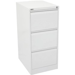 RAPIDLINE GO VERTICAL FILING CABINET 3 DRAWER 460W X 620D X 1016MMH WHITE