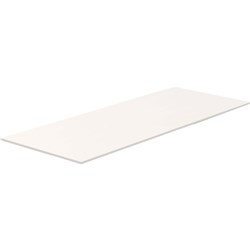 RAPIDLINE RECTANGLE TABLE TOP ONLY 1800W X 750D X 25MMH WHITE