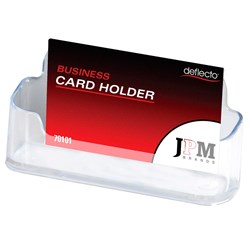 Deflecto Business Card Holder Single Tier Landscape