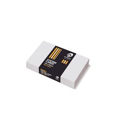 OLYMPIC SYSTEM CARDS 100 X 150MM PLAIN WHITE PACK OF 100