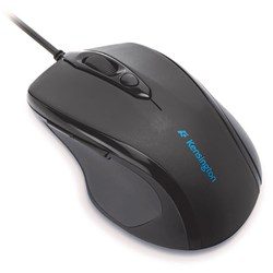 KENSINGTON PRO FIT WIRED MID SIZE USB MOUSE BLACK