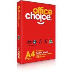 Office Choice Premium Copy Paper A4 80gsm White Ream Of 500