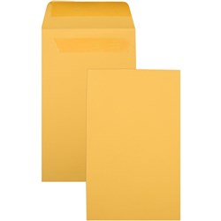 CUMBERLAND PLAIN ENVELOPE POCKET P7 90 X 145MM SELF SEAL GOLD BOX OF 500
