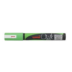 UNI LIQUID CHALK MARKER 2.5MM BULLET TIP FLUORO GREEN