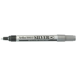 ARTLINE 900XF METALLIC PERMANENT MARKER MEDIUM BULLET 2.3MM SILVER