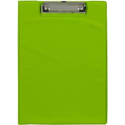 MARBIG PVC CLIPFOLDER A4 SUMMER COLOUR LIME