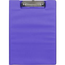 MARBIG PVC CLIPFOLDER A4 SUMMER COLOUR PURPLE