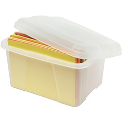 Crystalfile Mini Porta Storage Box 20L Clear