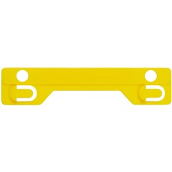 Avery Tubeclip Compressor Bar Yellow Pack Of 25