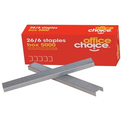 Office Choice Staples No.56 26/6 Box Of 5000