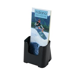 Deflecto Brochure Holder DL Sustainable Office 60% Recycled Black